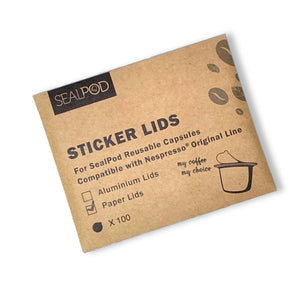 SealPod Paper Sticker Lids (Tea, Hot Chocolate & Chai)