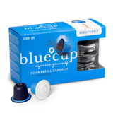 Nespresso Compatible Bluecup Reusable Coffee Capsules - Starter Pack
