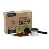 FeePod Reusable Coffee Pod Starter Pack for Aldi K-fee® Expressi® Caffitaly® Coffee Machines