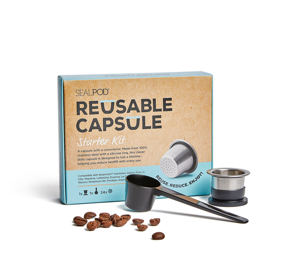 SealPod Nespresso® compatible reusable coffee pods starter pack